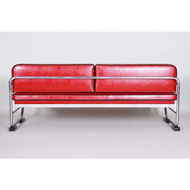 Made by Slezak Factories, a unique Czech furniture brand specialising on chrome and bent metal furniture. This item...