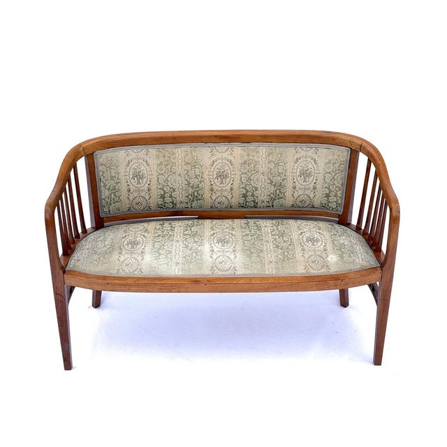 Vienna Secession Bench by Josef Maria Olbrich, Austria, 1900s For Sale - Image 4 of 7