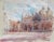 Beautiful impressionist painting of St. Mark's Basicila, by an unknown artist (American, 20th Century), c.1918....