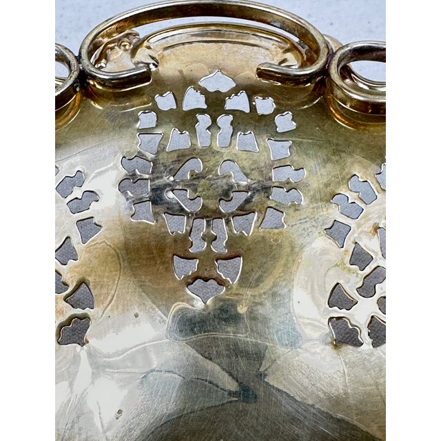 International Silver Vintage International Silver Company Silver Plated Bread Basket For Sale - Image 4 of 6