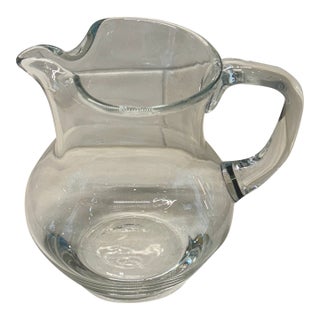 1980s Tiffany & Co. Crystal Pitcher Barware For Sale