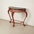 20th-C. Chinese Red Chippendale Style Tole Metal Mirror and Console Table For Sale - Image 4 of 5