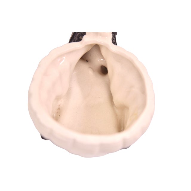 Vintage Ceramic Poodle Cart Cachepot Planter For Sale In Chicago - Image 6 of 7