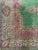 Persian Vintage Persian Kerman Hand-Knotted Wool Rug in Green and Rose For Sale - Image 3 of 12