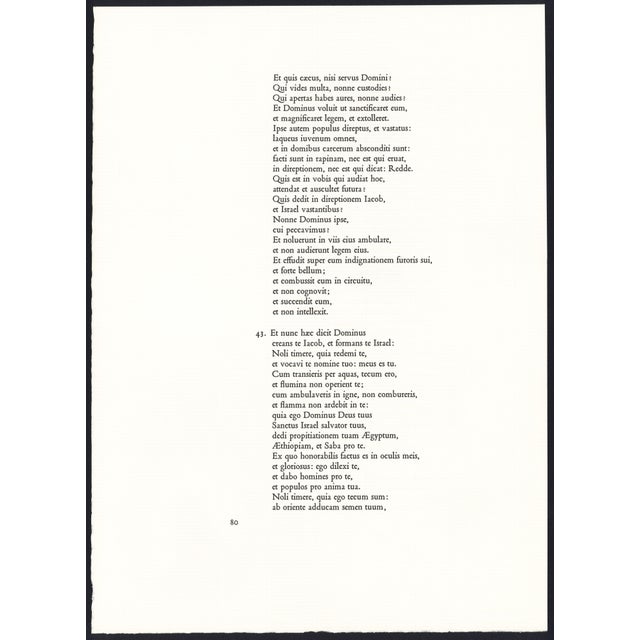 Printmaking Materials 1968 Salvador Dalí Biblia Sacra Lithograph "Leo Quasi Bos Comedens Paleas" (Lion Eating Straw Like an Ox) For Sale - Image 7 of 11