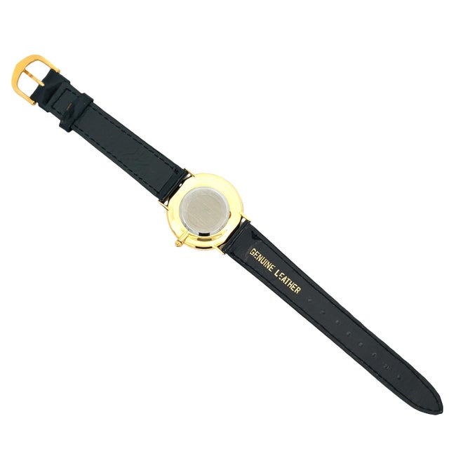 Moulin Peacock Dial Gemstone Studded Quartz Vintage Watch For Sale - Image 4 of 8