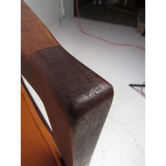 Mid-Century Modern Walnut Armchairs - a Pair For Sale - Image 4 of 13