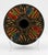 A striking hand-thrown and hand-decorated ceramic bud vase by Nicaraguan master ceramicist Pedro Guerrero of San Juan de...