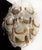 Industrial Vintage Italian Murano Chandelier with 24 Clear and Amber, 1980s For Sale - Image 3 of 15