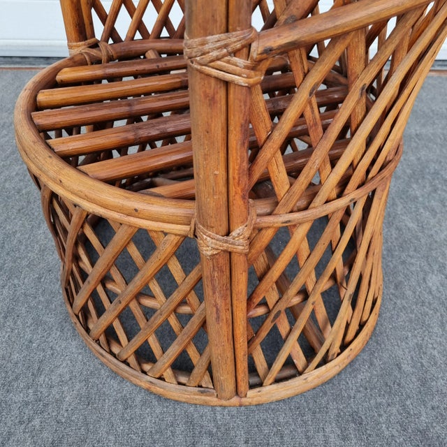 Italian Barn Bamboo Chair, 1950s For Sale - Image 6 of 16