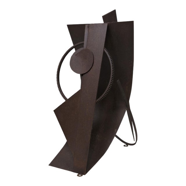 1990s Abstract Welded Steel Sculpture "Assemblage I" by David Tothero For Sale