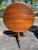 Brown Antique Solid Mahogany Tilt Top Table Large 36" For Sale - Image 8 of 10