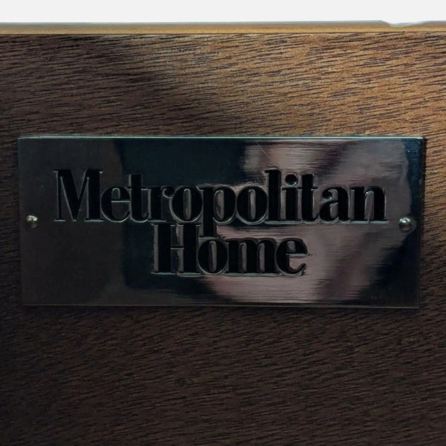 Metropolitan Home Six Drawer Two Cabinet Wood Dresser For Sale - Image 11 of 11