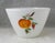 Mid 20th Century Gay Fad Studios & Fire King Hand Painted Fruit Pattern Milk Glass Bowl For Sale - Image 4 of 9
