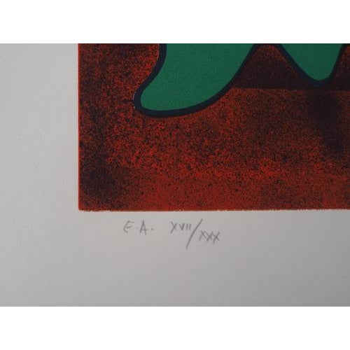 Ervin Neuhaus, Dawn, Lithograph For Sale - Image 4 of 9