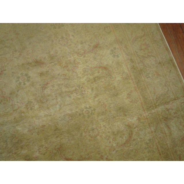 Contemporary Pale Turkish Room size Rug For Sale - Image 3 of 18