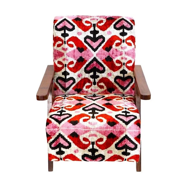 Habibi Ikat Reading Chair Chairish