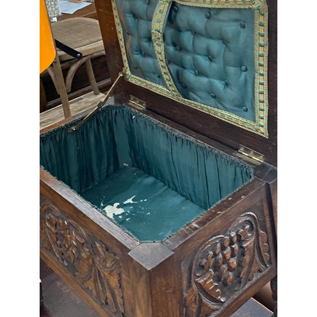 Antique English Work Box For Sale - Image 10 of 12