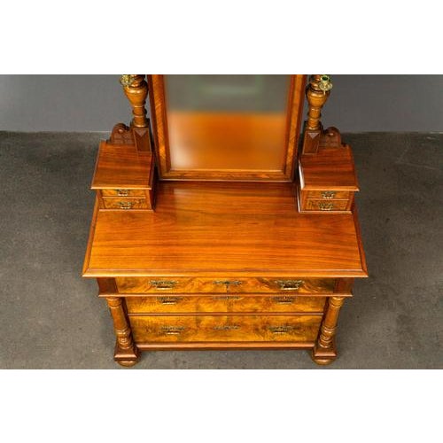 Gründerzeit Chest of Drawers with Mirror For Sale - Image 15 of 18