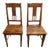 Pair of Early 1900s Rustic Teak Chairs in the Art Deco Style For Sale