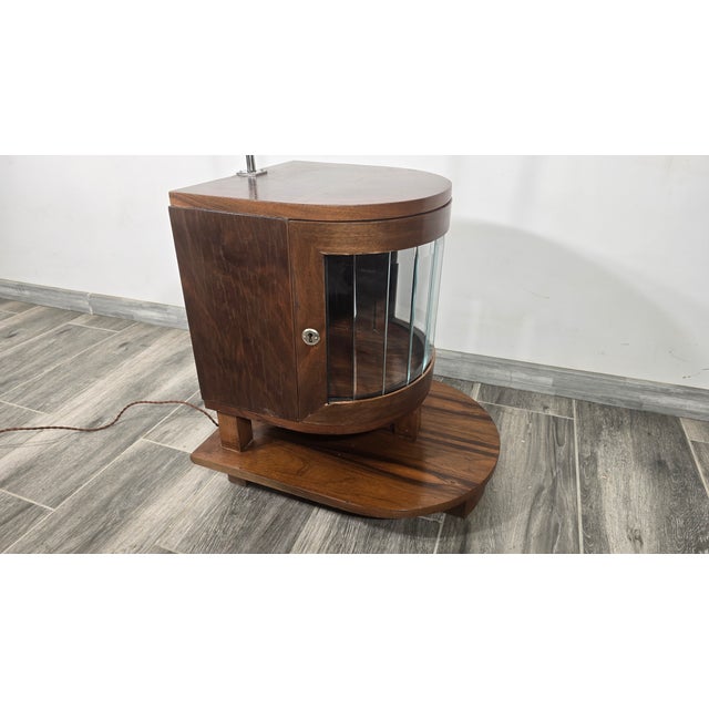Art Deco Wooden Floor Lamp For Sale - Image 9 of 12