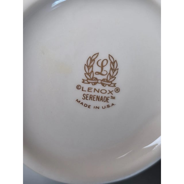 Elegant vintage MCM Lenox Fine China Serenade vase set (2 pieces), showcasing timeless mid-century design and refined...