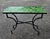 Moroccan Moroccan Handcrafted Tamegroute Green Mosaic Console Table For Sale - Image 3 of 7