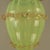 1920s Art Nouveau Viennese Pendant Lamp with Uranium Vaseline Glass Shade, Austria, 1920s For Sale - Image 5 of 9