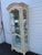 Late 20th Century Ethan Allen French Tall Narrow Painted Curio China Display Cabinet Vitrine 6888 For Sale - Image 5 of 16