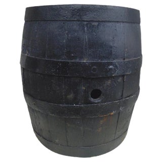 Pre-War Wooden Barrel For Sale