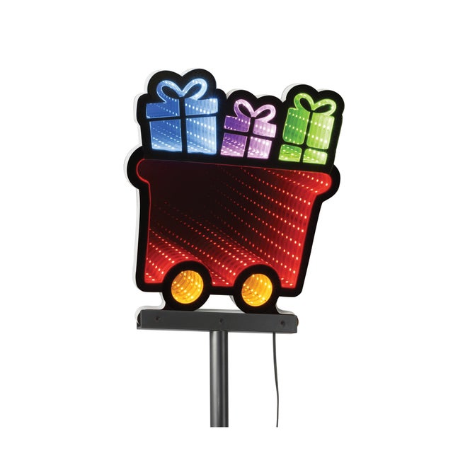 Plastic Holiday Train Pathway Light Ekkolight (Set of 4) For Sale - Image 7 of 7