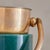 Italian Green Goatskin + Brass Cocktail Set Attributed to Aldo Tura, 1970s For Sale - Image 11 of 11