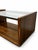 Vintage Art Deco Revival Figured-Wood and Glass Storage Coffee Table For Sale - Image 12 of 12