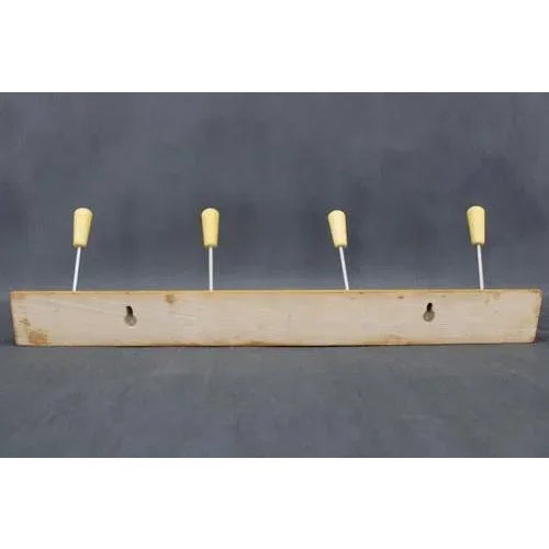 Wood Mid-Century Wooden Wall Hanger, 1960s For Sale - Image 7 of 9