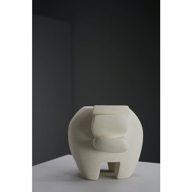 Belgian Artist, Abstract Sculpture, 1970s, Plaster For Sale - Image 5 of 13