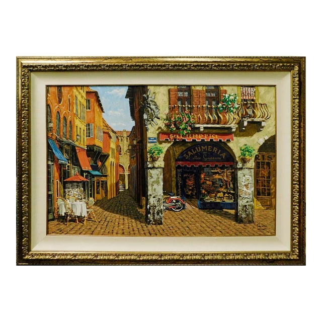 Viktor Shvaiko "Colors of Italy"Hand Signed With Custom Frame Make an Offer #168 For Sale