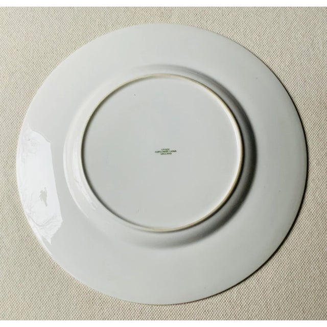 Spode Copeland Hand-Painted Neoclassical Serving Plate/Charger With Aqua Border, c.1900, 10.5" For Sale - Image 9 of 18