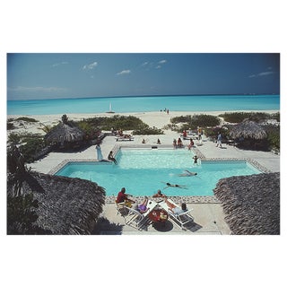 Slim Aarons, the Meridian Club, Estate Stamped C-type Print For Sale