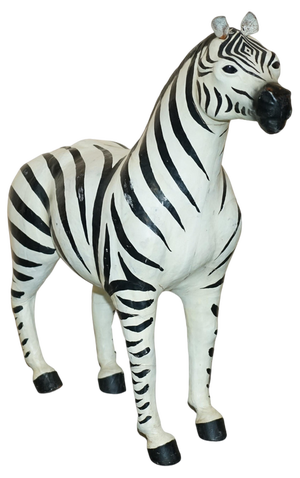 Large Zebra Stool from Libertys London, 1930s