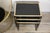 Nesting Tables in Gold-Plated and Black Metal, 1970s, Set of 3 For Sale - Image 3 of 9