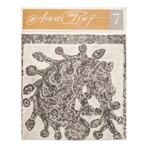 1964 Pratt Graphic Art Center 'Artist's Proof Issue no. 7 1964' Gray Book