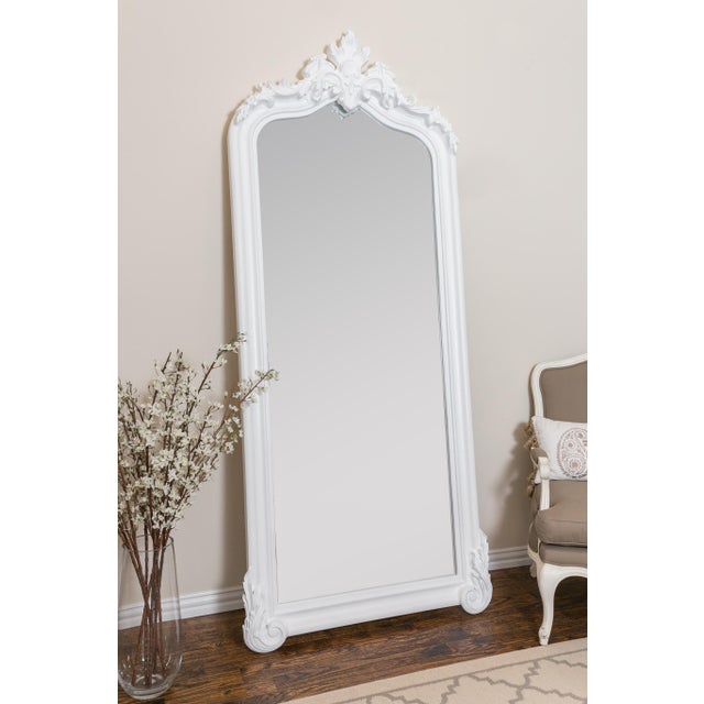 Blenheim Antique White Full Length Leaner Mirror Chairish