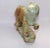 Japanese Antique Jade Green Alabaster Cat Sculpture Buddhist Temple For Sale - Image 3 of 12