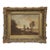 Antique Dutch 19th C. Sunrise Over Water Landscape, Original Frame, Signed J. Wouters (?) For Sale