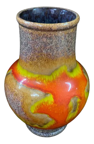 Vintage Ceramic Vase from Scheurich, 1970s