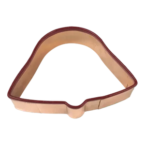 Vintage Bell Shaped Copper Cookie Cutter Form
