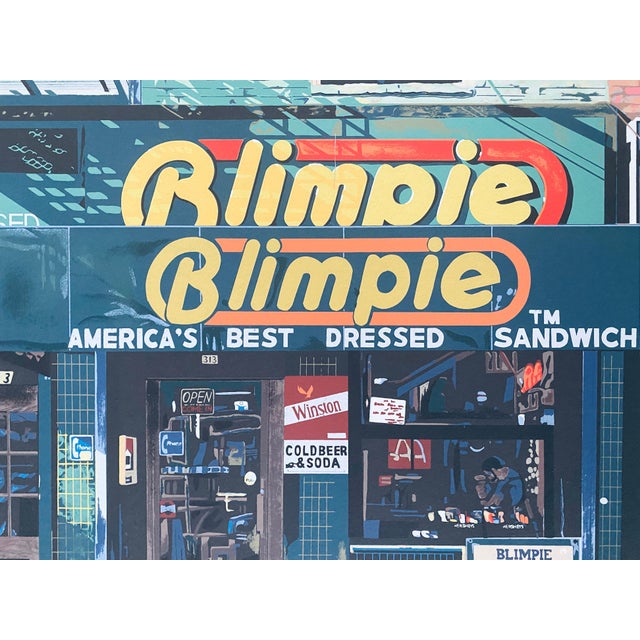 Charles Ford, Blimpie, America's Best Dressed Sandwich Pop Art Photo Realist Silkscreen Litho, 1989 For Sale - Image 4 of 9