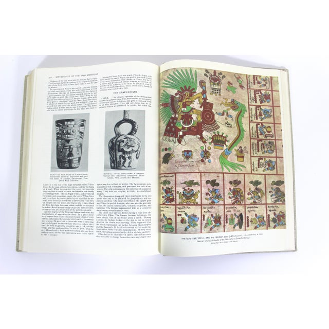 1960 Mythology Larousse Encyclopedia of Mythology Coarse Linen Hard Cover Book With Dust Jacket For Sale - Image 18 of 18