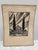 Vintage “Haunted House“ Otheto Artisan Relief Print For Sale In Sacramento - Image 6 of 7