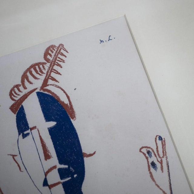 Mikhail Larionov, Le Target, 1919, Lithograph, Framed For Sale - Image 4 of 7